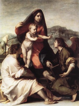 アンドレア・デル・サルト Painting - スカラ座の聖母 ルネサンス マニエリスム アンドレア デル サルト